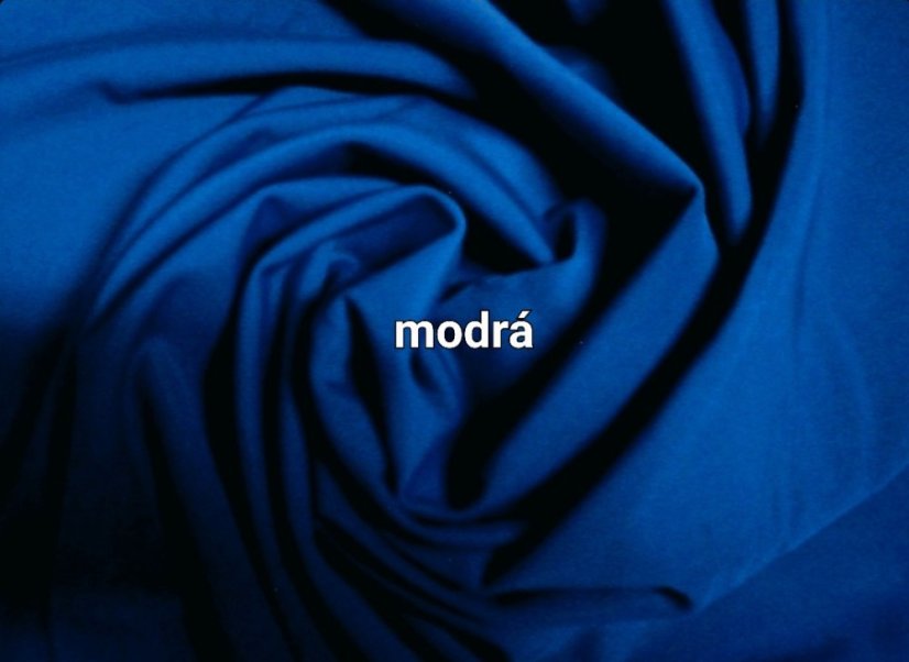 Body dres - Barva: Modrá mat, Velikost: 164, typ průkrčníku: stoják, rukáv: dlouhý rukáv